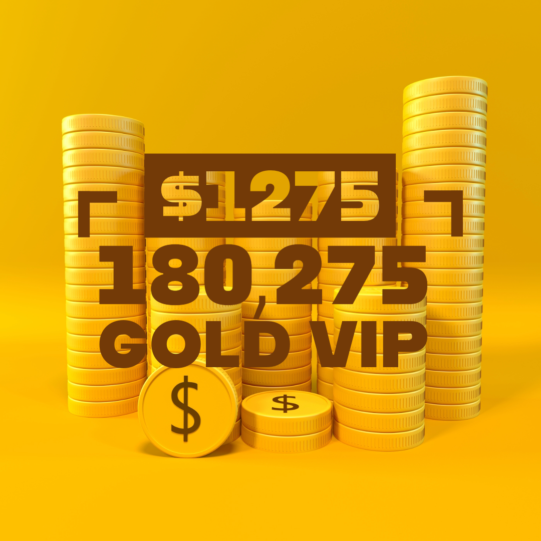 $1275 GOLD VIP PACKAGE