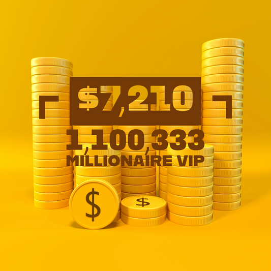 $7210 MILLIONAIRE VIP BADGE